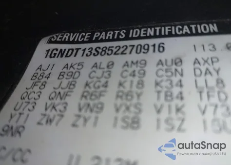 2005 Chevrolet Trailblazer Ls из США, поврежденный, VIN 1GNDT13S852270916